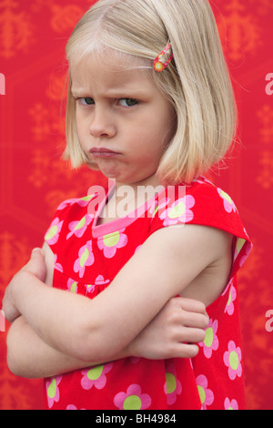 unhappy angry sulking sad child Stock Photo, Royalty Free Image ...