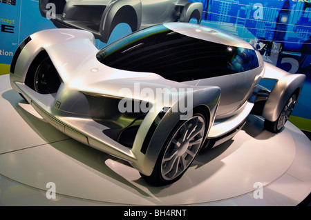 Futuristic car on display at Disneyworld, Orlando, Florida, USA Stock Photo