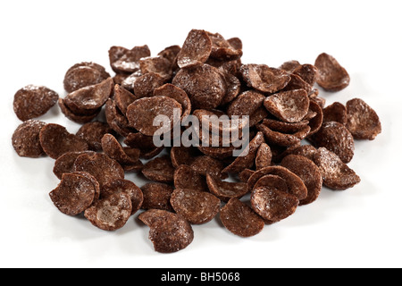 Pile of chocolate flavored  Coco Pops Mega Munchers Stock Photo