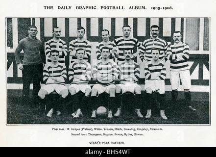 Queens Park Rangers 1905, team photo of London football club QPR at the start of the season Stock Photo