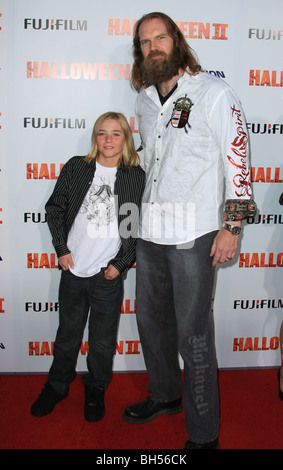 TYLER MANE CHASE WRIGHT VANEK HALLOWEEN II LOS ANGELES PREMIERE LOS ANGELES CALIFORNIA CA USA 24 August 2009 Stock Photo