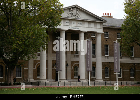 exterior of the duke of yorks headquarters now the saatchi gallery chelsea london uk Stock Photo