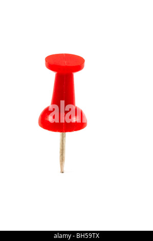 button. Isolation on white Stock Photo