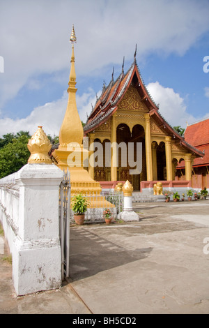 The sim of Wat Saen temple in Luang Prabang, Laos Stock Photo