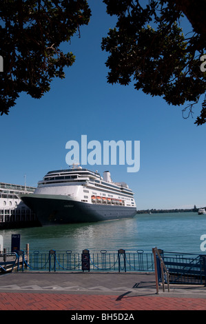 Ferryboat docked at princes wharf auckland , New Zealand Stock Photo