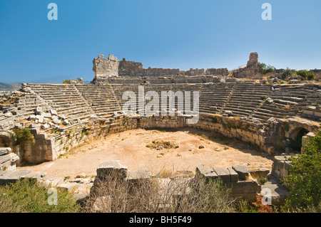 Xanthos ruins, the largest city in Lycia, Turkey Stock Photo
