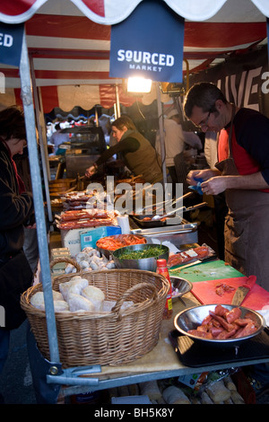 'French' Market on Venn Street , Clapham Common , London Stock Photo