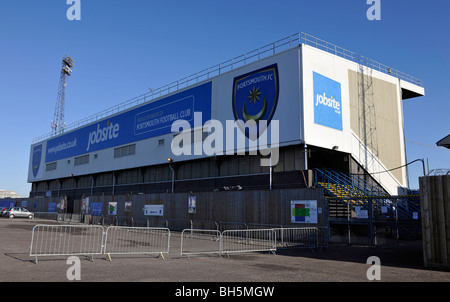 Fratton Park home of Portsmouth Football Club, Frogmore Road, Fratton, Portsmouth, Hampshire, England, UK; Stock Photo