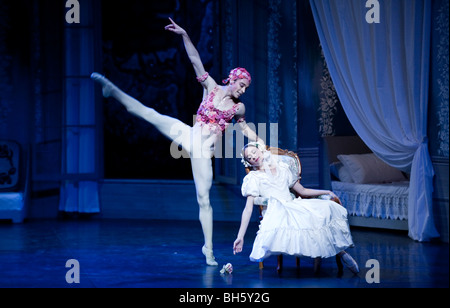 English National Ballet. "Ballet Russes" season at Sadlers Wells Theatre. "Le Spectre de la Rose". Stock Photo