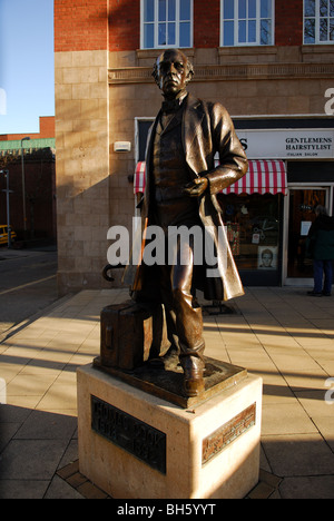 The Thomas Cook Statue London Road Leicester. Stock Photo