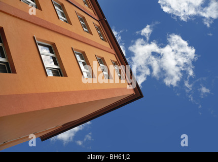 Block of flats - apartment building Stock Photo