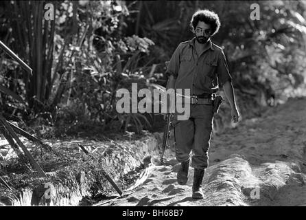 Jose Ramos-Horta near Batugade East Timor close to border when Indonesian forces are invading October 5 1975 Stock Photo