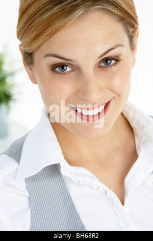 Portrait Of Smiling Businesswoman Stock Photo