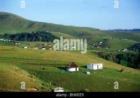 Landscape near Coffee Bay, Wild Coast, Eastern Cape, South Africa Stock Photo