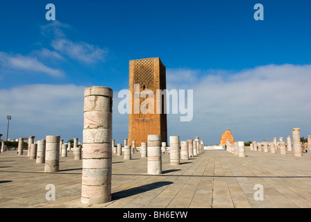 Le Tour Hassan, Rabat, Morocco. Stock Photo