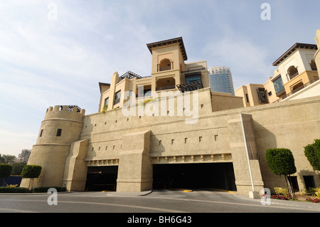 Arabic Style Modern Architecture in Dubai, United Arab Emirates Stock Photo