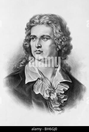 Johann Christoph Friedrich von Schiller Stock Photo