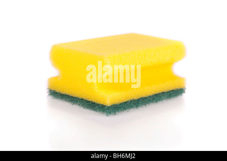 Scouring pad isolated on a white background Stock Photo