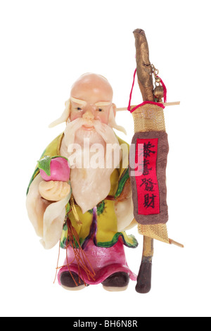 God of Longevity Figurine Stock Photo