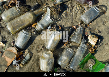 Barren Island in Dead Horse Bay in the Gateway National Recreation Area in Brooklyn in New York Stock Photo