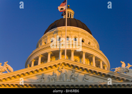 California State Capitol Building in Sacramento Stock Photo