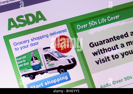 ASDA store website Stock Photo