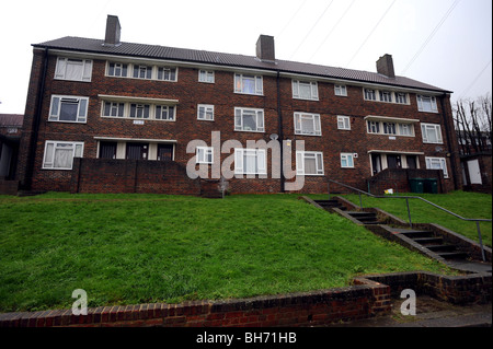 A council block of flats in brighton Stock Photo