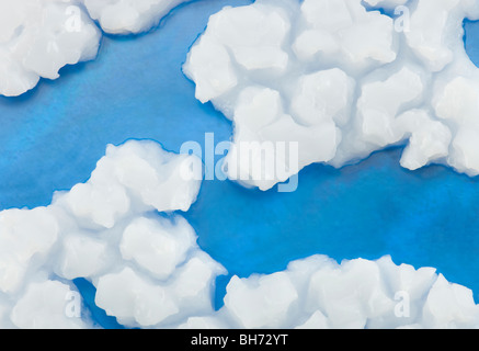 Abstract of Drying Gel Stock Photo