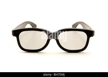 Polarized 3D glasses on a white background Stock Photo