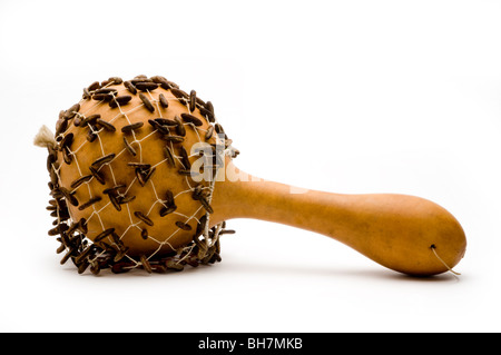 African bead shell rattle Stock Photo