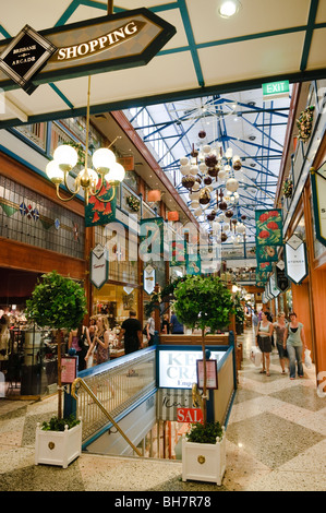 BRISBANE, Australia - Brisbane Arcade, and old, ornate shopping mall in Brisbane City. Stock Photo
