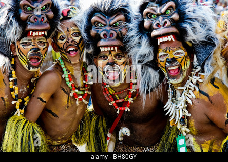 The Carnival of Barranquilla, a festival of colors on the Caribbean coast of Colombia, February 2006. Stock Photo