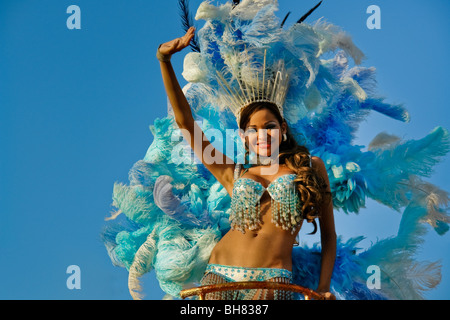 The Carnival of Barranquilla, a festival of colors on the Caribbean coast of Colombia, February 2006. Stock Photo