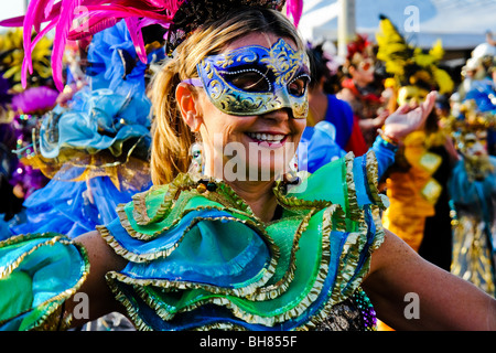 The Carnival of Barranquilla, a festival of colors on the Caribbean coast of Colombia, February 2006. Stock Photo