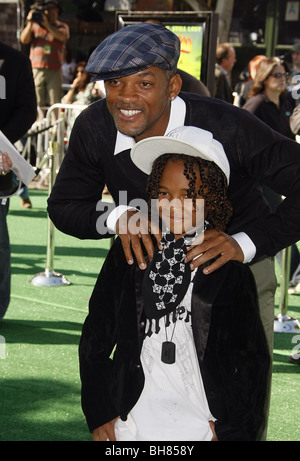 WILL SMITH  JADEN SMITH ACTOR & SON WESTWOOD  CA  USA 26/10/2008 Stock Photo