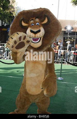 ALEX THE LION MADAGASCAR WESTWOOD  CA  USA 26/10/2008 Stock Photo