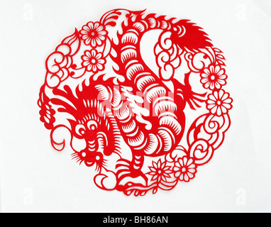 Red paper cutting