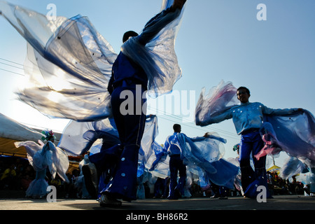 The Carnival of Barranquilla, a festival of colors on the Caribbean coast of Colombia, February 2006. Stock Photo