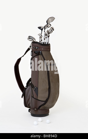 A set of golf clubs Stock Photo
