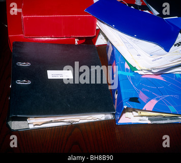Folders & files Stock Photo