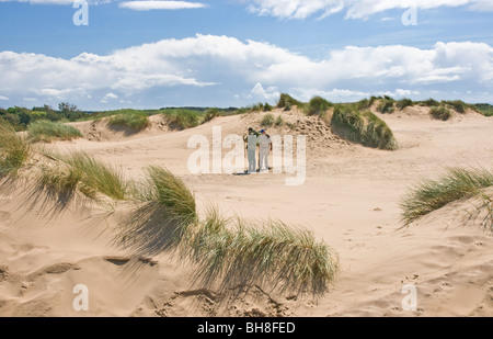 Sand dunes at Formby, Lancashire, UK Stock Photo