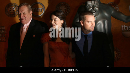 KEN HOWARD MICHELLE MONAGHAN CHRIS O'DONNELL 16TH SCREEN ACTORS GUILD AWARDS NOMINATIONS WEST HOLLYWOOD LOS ANGELES CA USA Stock Photo