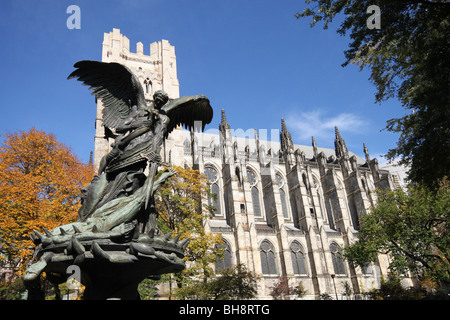 Manhattan's Cathedral of St. John the Divine Stock Photo