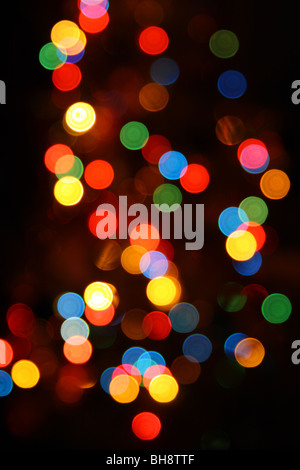 defocused сolored circular lights backgrounds Stock Photo