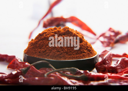 Chilli powder Stock Photo