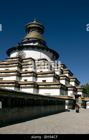 The Kumbum Stupa at Gyantse in the Tibet Autonomous Region