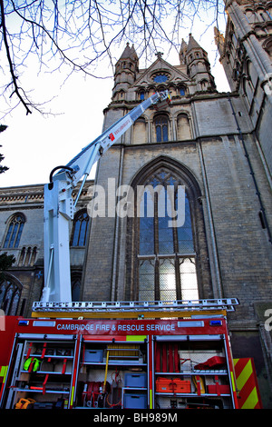 CARA Combined Ariel Rescue Appliance training Peterborough Cathedral UK Stock Photo