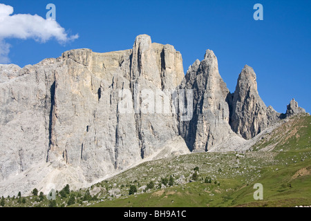 torri del sella, passo sella, val gardena, dolomites, alto adige, italy Stock Photo