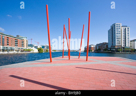 Grand Canal Dock, Dublin, Ireland Stock Photo