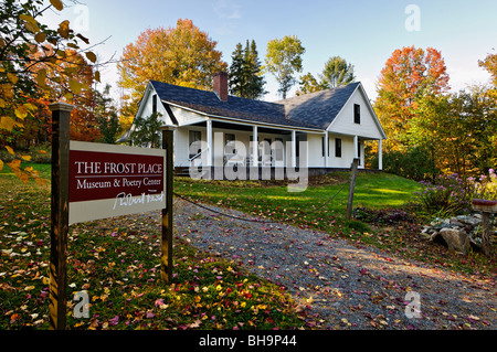 Robert Frost's Home near Franconia, New Hampshire Stock Photo